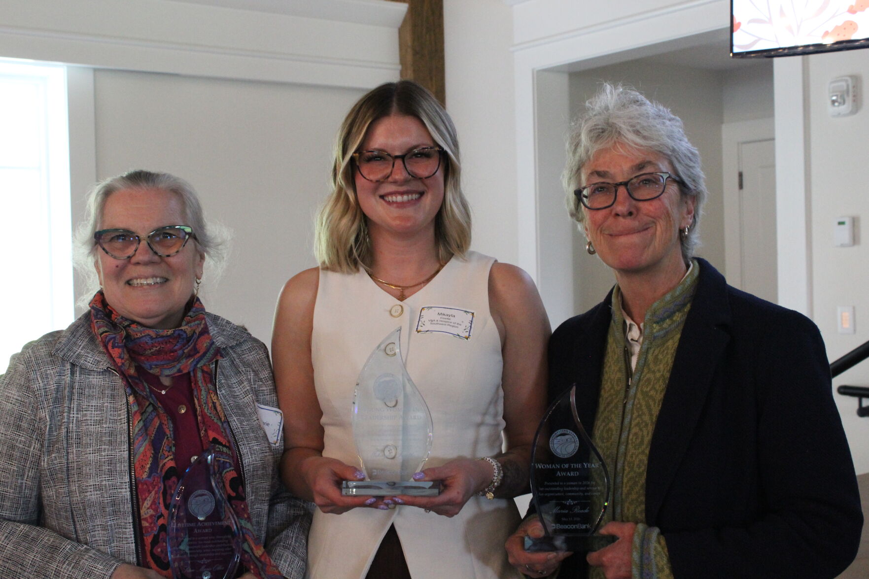 Women in Leadership Luncheon 2026 award recipients at Hildene Lincoln Hall.
