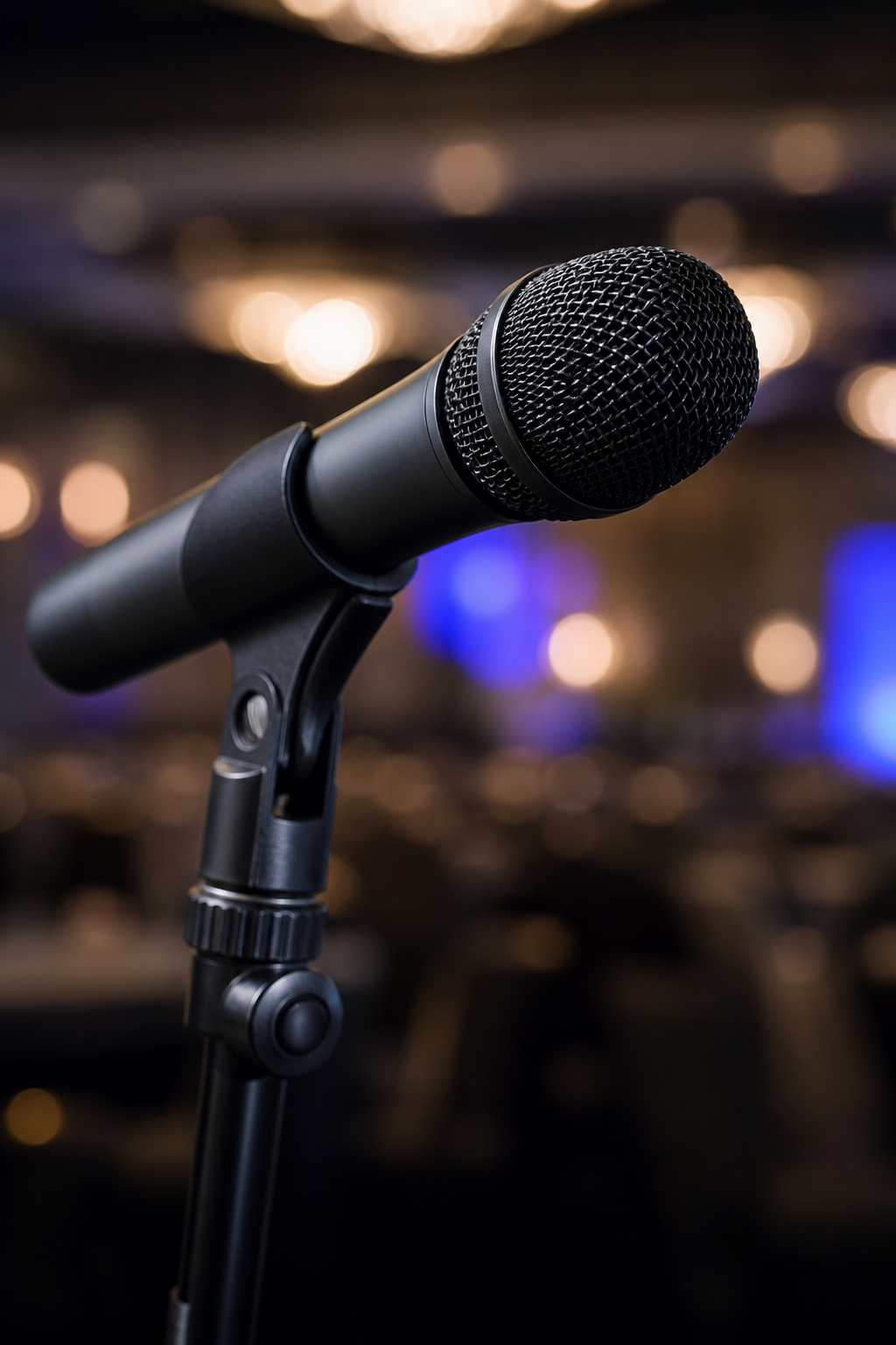 Professional wireless microphone system.
